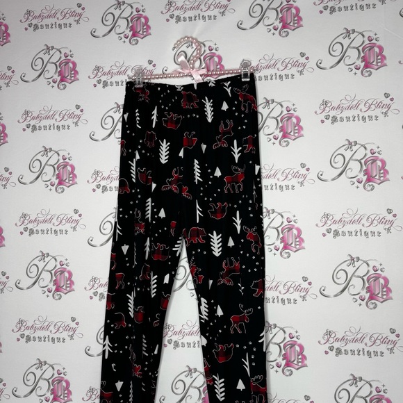 Fammy jammies pants pj plaid moose cabin π« cottage outdoors mountains soft - Picture 9 of 9